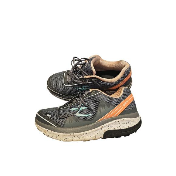 Womens Gravity Defyer Gdefy Gray Salmon Mighty Walk Comfort  Gdefy Women\'s gray Salmon Mighty Walk sz 8 sneakers athletic shoes SH485